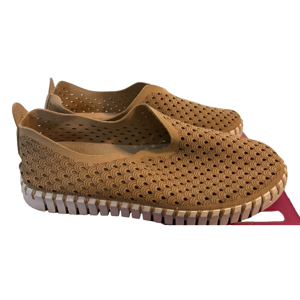 Ilse Jacobsen Tulip Flats Latte Women's Size 41 (US 10/10.5) Travel Comfort